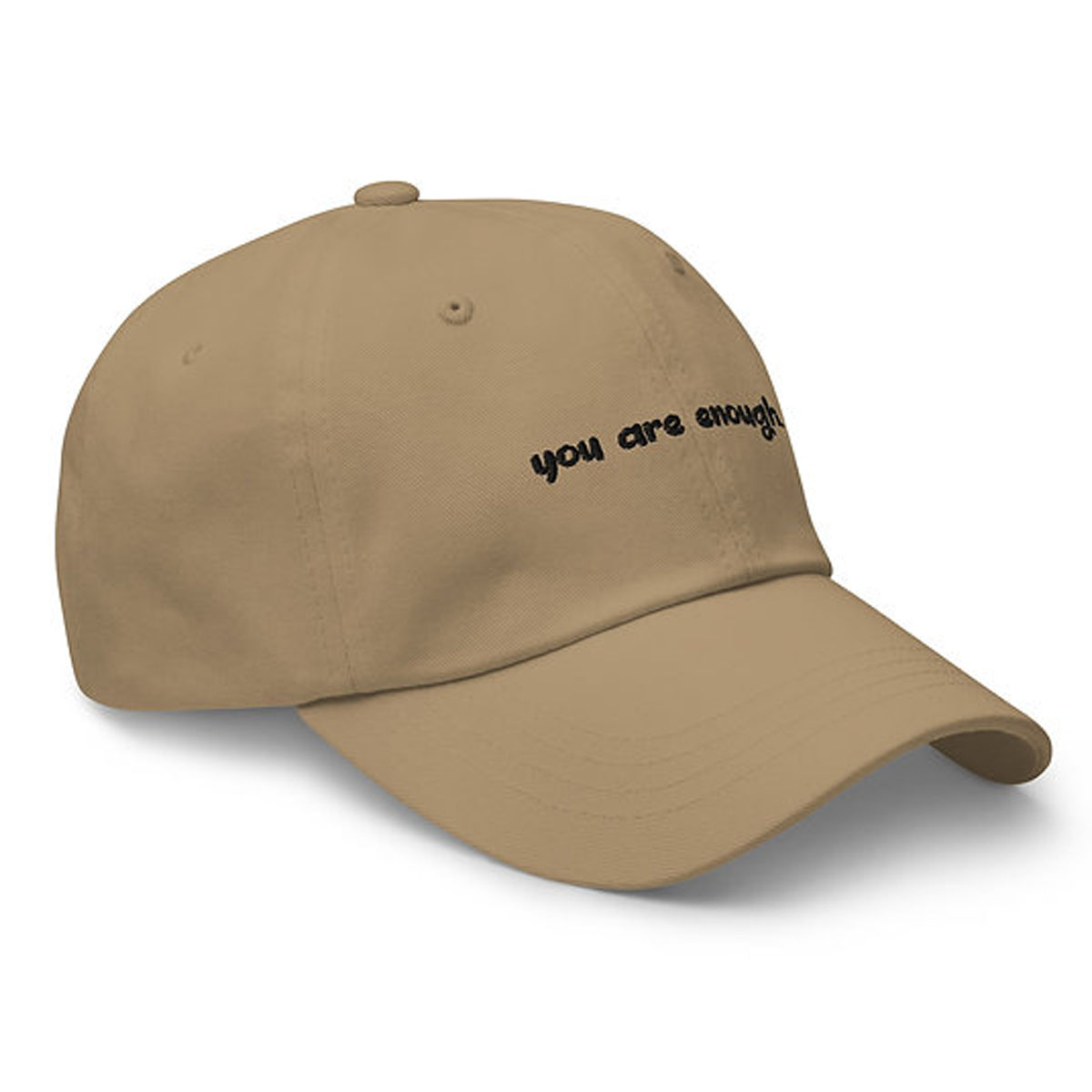You Are Enough. Dad Hat Light - Image 2