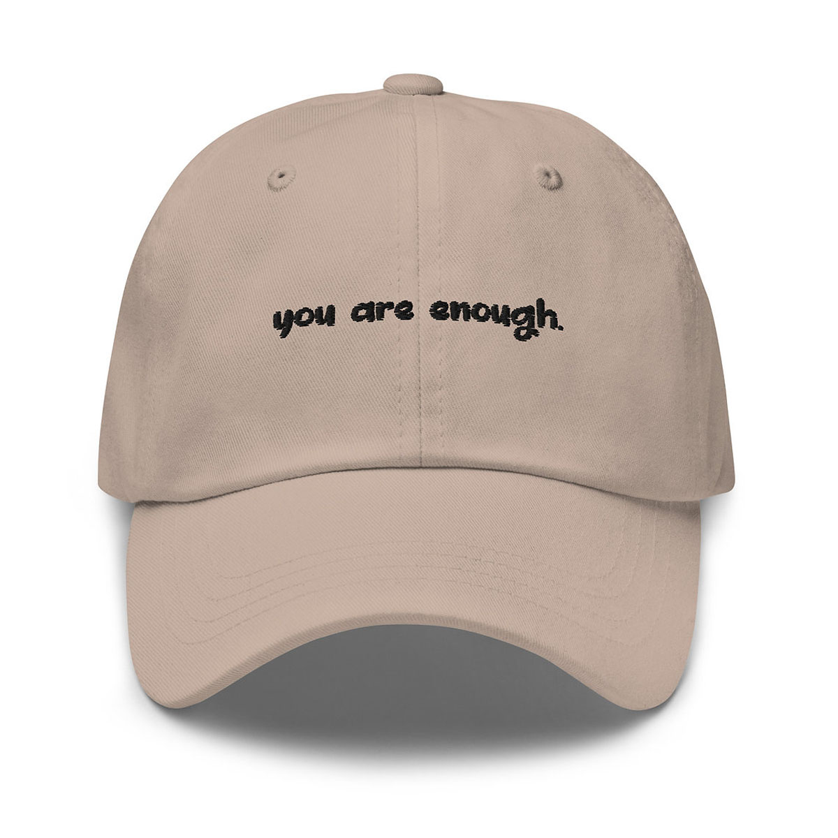 You Are Enough. Dad Hat Light - Image 7