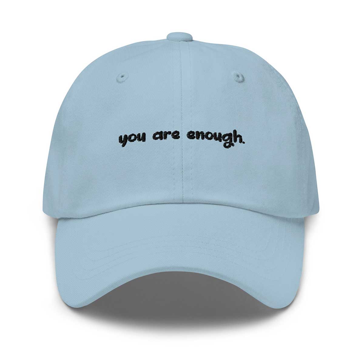 You Are Enough. Dad Hat Light - Image 9