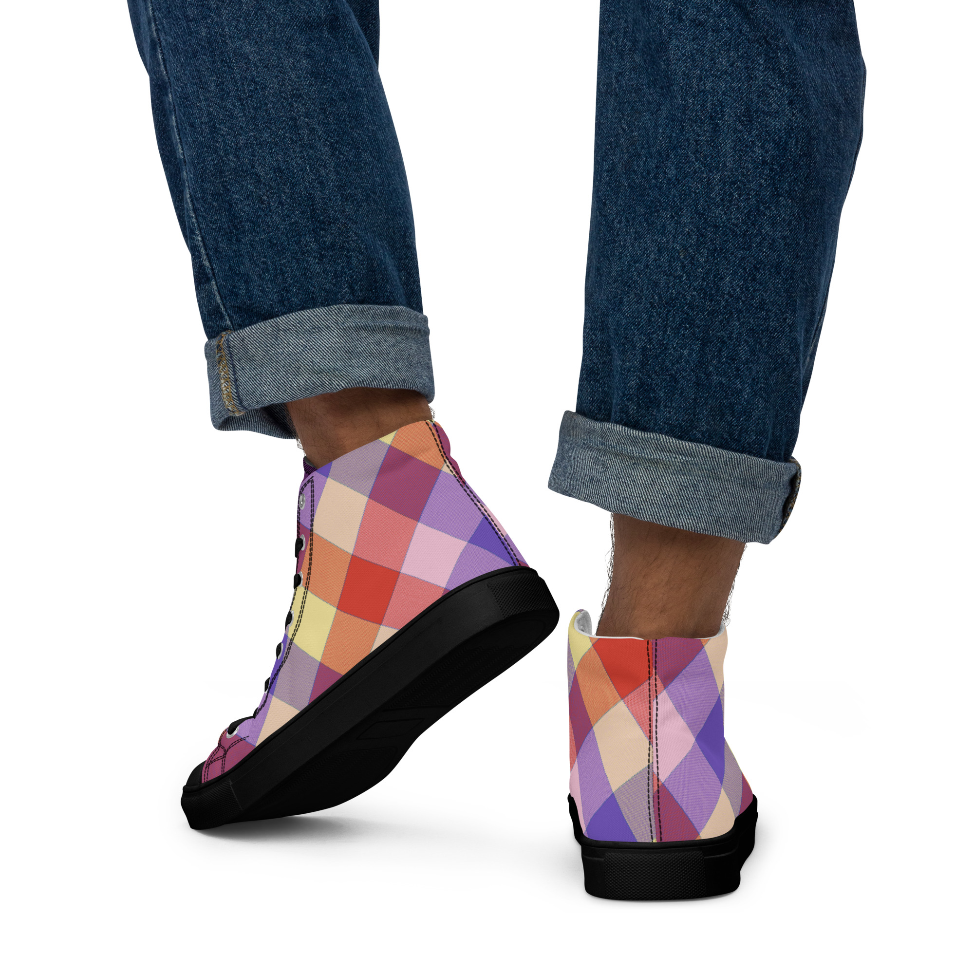 Men’s high top canvas shoes - Image 6