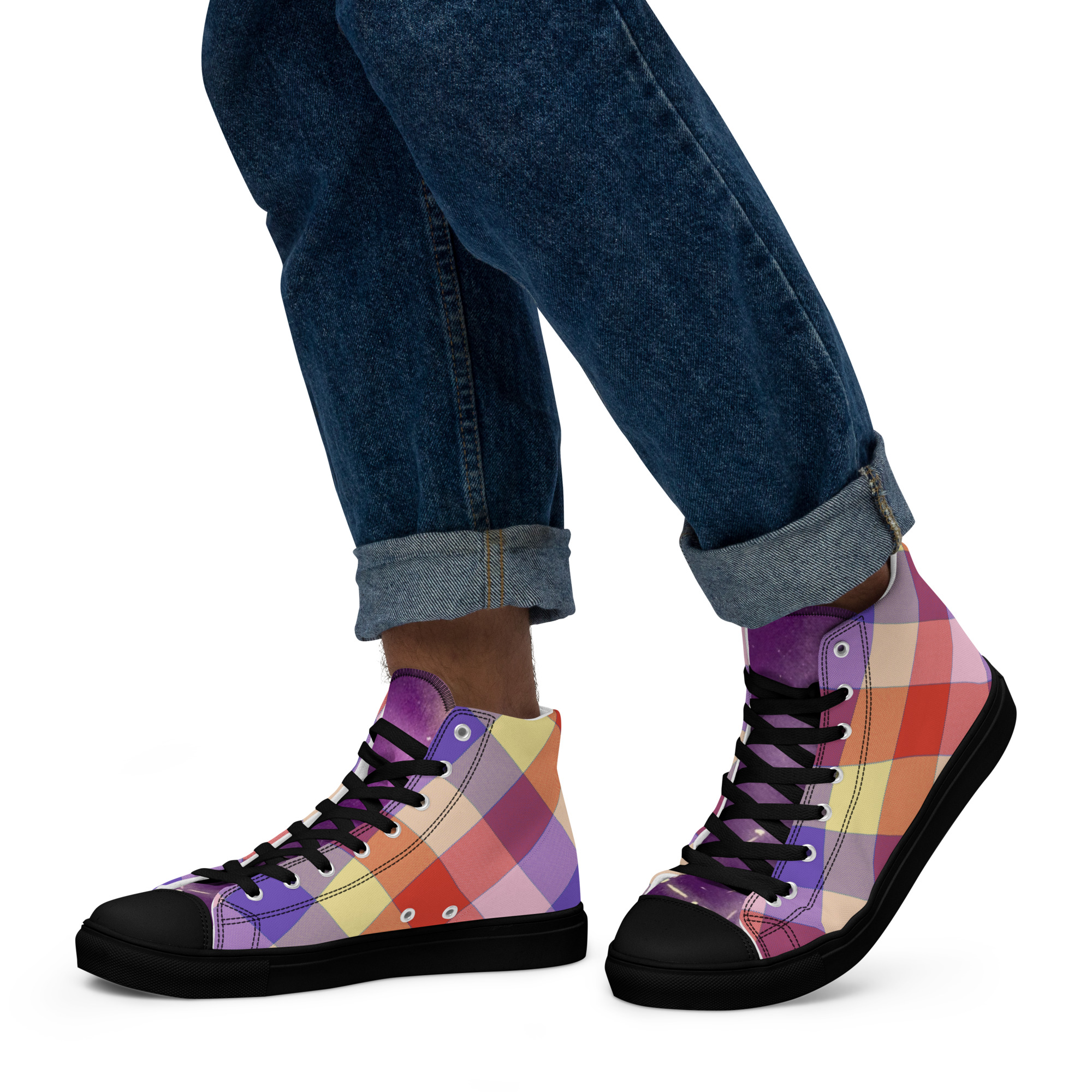 Men’s high top canvas shoes - Image 7