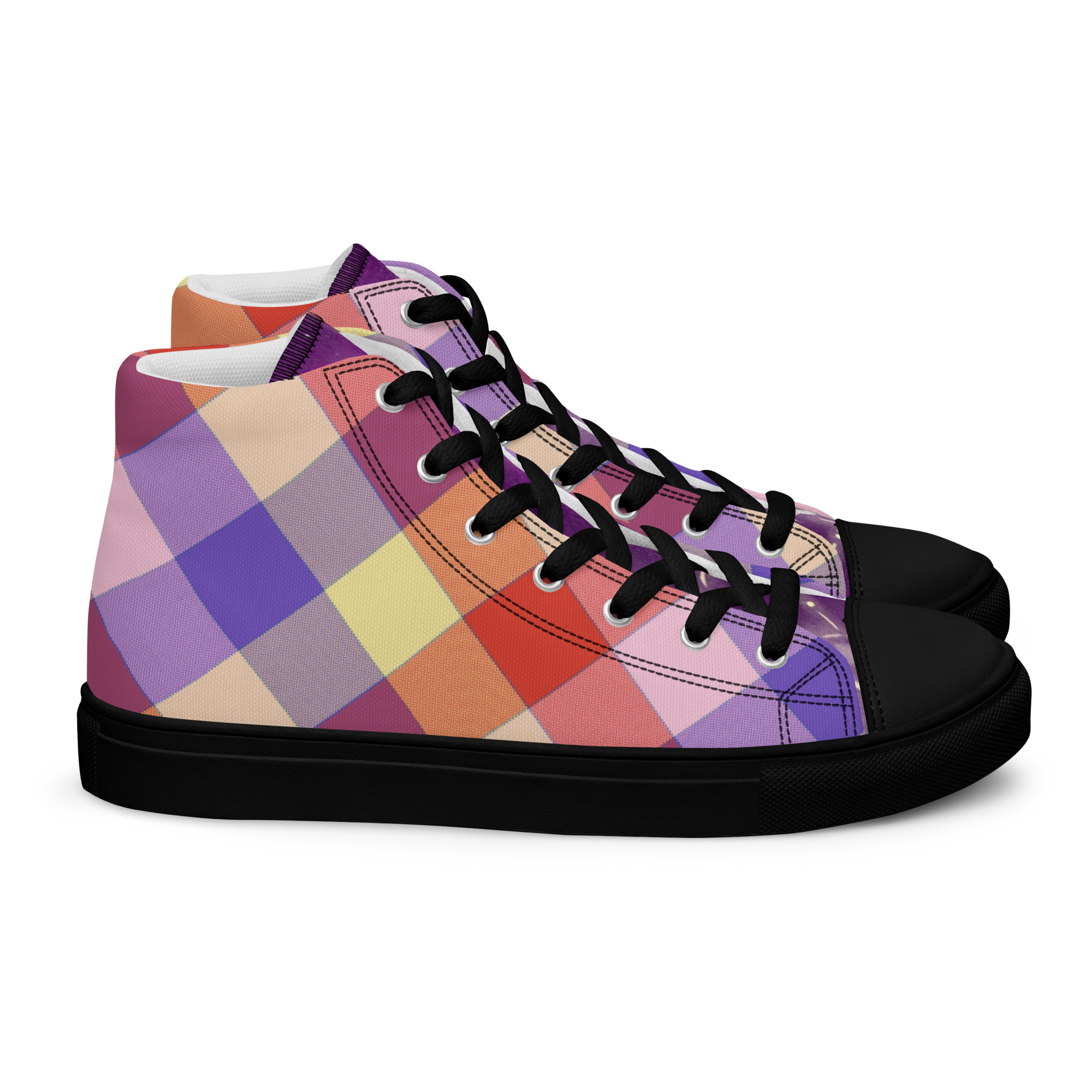 Men’s high top canvas shoes - Image 2